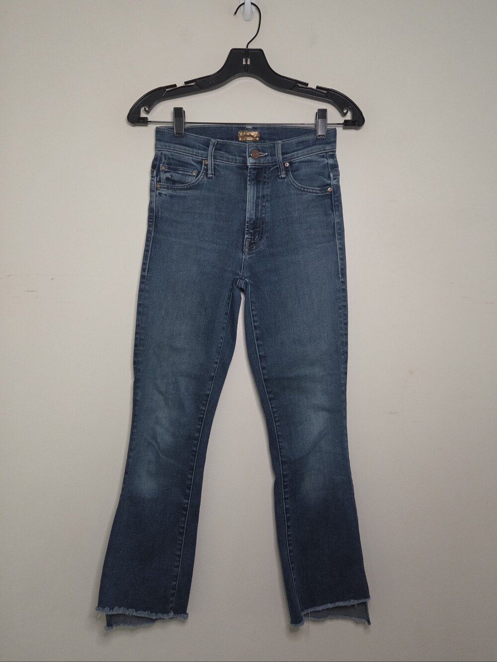 Women's Mother Denim The Hustler Ankle Fray Jeans Sz 24